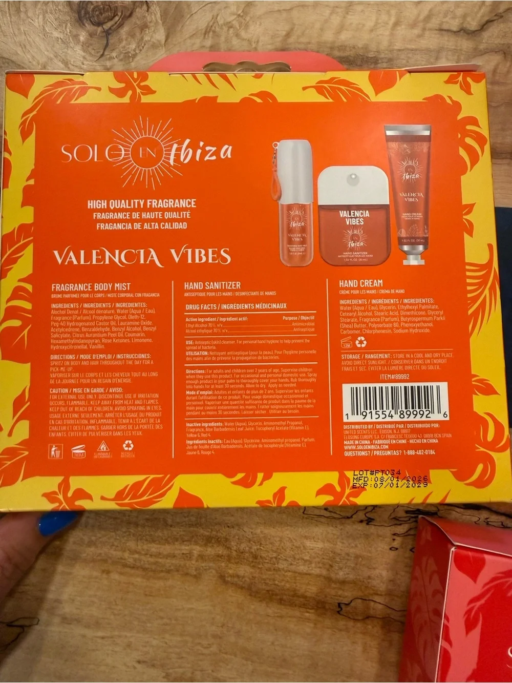 solo Madrid Muse Fragrance Set-1 box set